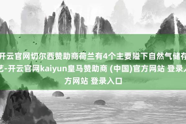 开云官网切尔西赞助商荷兰有4个主要隘下自然气储存武艺-开云官网kaiyun皇马赞助商 (中国)官方网站 登录入口